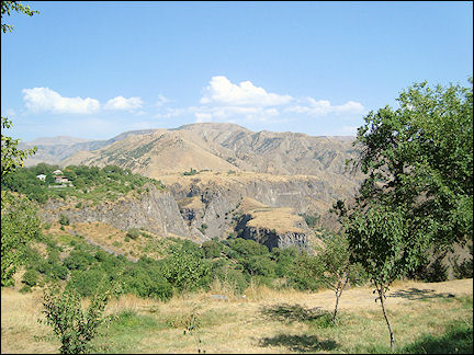 Armenia - Landscape at the Temple of Garni