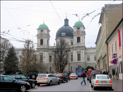 Austria, Salzburg - Dreifaltigkeitskirche