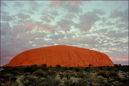 Australia, Northern Territory - Sunrise at Ayers Rock