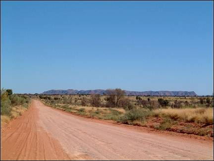 Australia, Northern Territory - View of Gosse Bluff