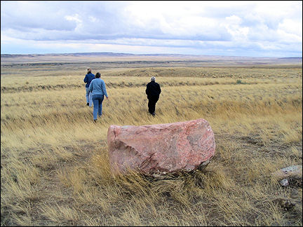 Canada, Saskatchewan - Grasslands National Park, Buffalo Rock