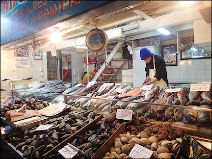 Chile - Fish market, Santiago de Chile