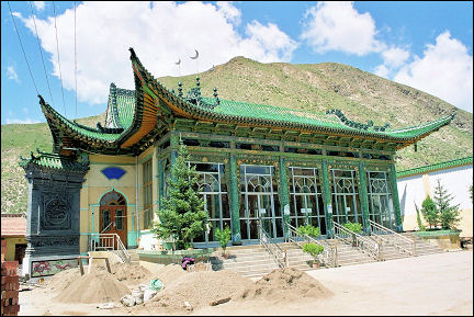China, Gansu - Chinese mosque