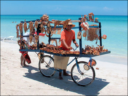 Cuba - Varadero, beach vendor