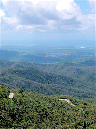 Cuba - Pico San Juan, view from Topes de Collantes