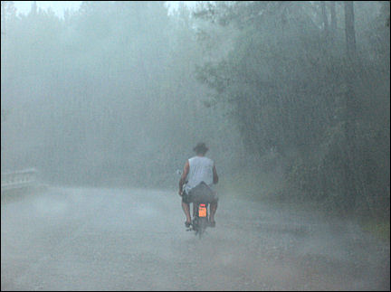 Cuba - Baracoa, rain shower