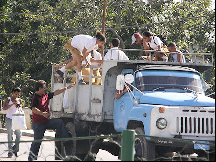 Cuba - Transportation by truck