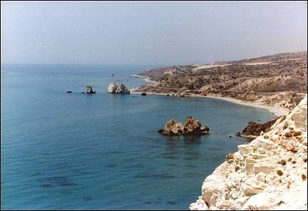 Cyprus - Petrou tou Romiou, Aphrodite's birth place
