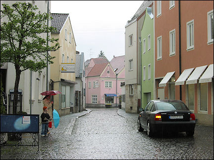 Germany, Bavaria - Kelheim, town center