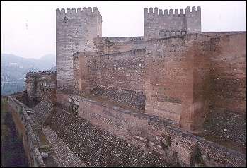 Spain, Andalusia, Granada - The Alcazaba Fortifications