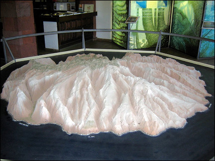 La Gomera, Canary Islands - Scale model La Gomera