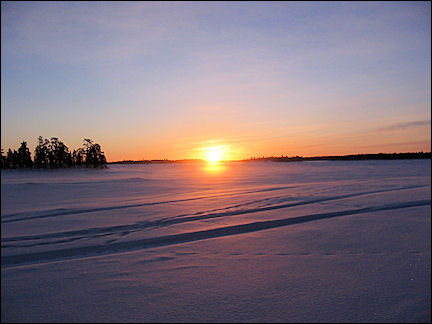 Finland, Lapland - Sunrise