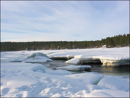 Finland, Lapland - Inari river