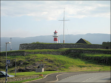 Faerøer - Lighthouse Tórshavn