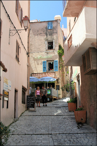 France, Corsica - Old upper city Bonifaccio