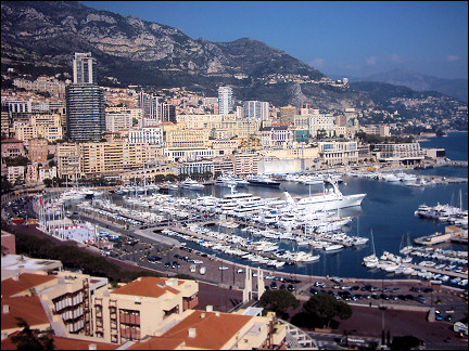 Monaco - Monaco Ville, view of Monaco Monte Carlo