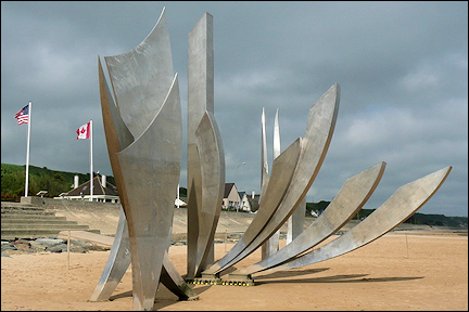 France, Normandy - Memorial at Omaha Beach