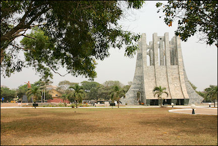 Ghana, Accra - Kwame Nkrumah mausoleum