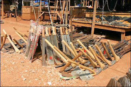 Ghana, Tamale - Tool market