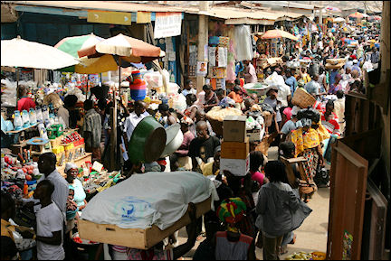 Ghana, Kumasi - Market
