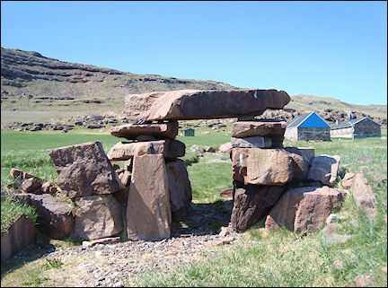 Greenland - Remains of bishop's residence in Igaliku