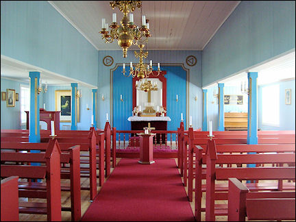 Greenland - Interior church, Igaliku