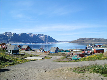 Greenland - Narsaq on the fjord