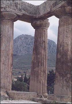 Greece, Peloponnesos - Arhaía Kórinthos, on Mt.Akrokórinthos