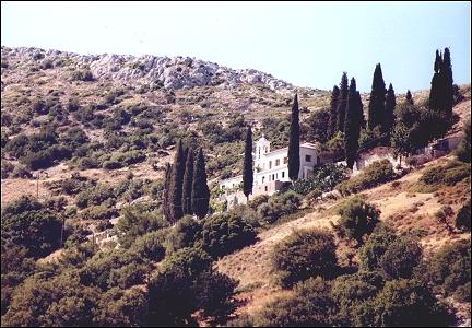 Greece, Samos - Monastery over Pythagorio