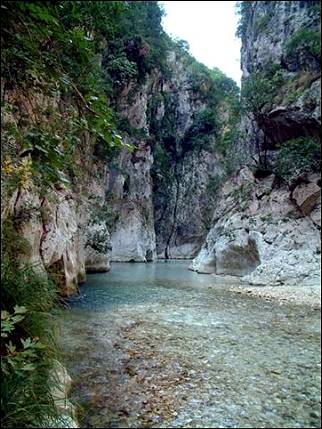 Greece, Epiros - Acheron river upstream, inland