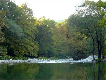 Greece, Epiros - River between Aristi and Megalo Papingo