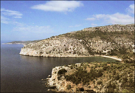 Greece, Thassos - Bay near Alyki
