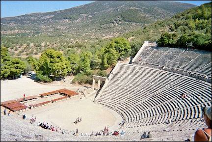 Greece, Peloponnesos - Epidaurus, theatre