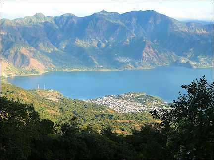 Guatemala - View of San Pedro and Lake Atitlàn