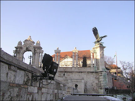 Hungary, Budapest - Castle gates