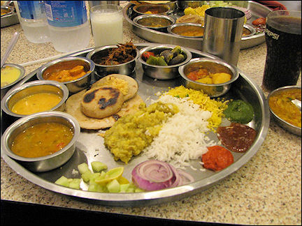 India, Delhi - Thali restaurant