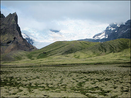 Iceland - Mountains and glacier tongues Vatnajokull