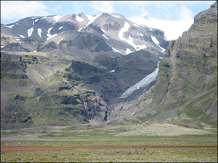 Iceland - Mountains and glacier tongues Vatnajokull