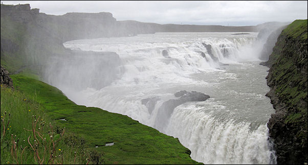 Iceland - Gullfoss waterfalls