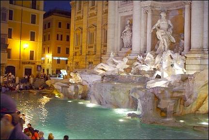 Italy, Rome - Trevi Fountain