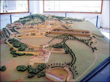 Italy, Rome - Tivoli, scale model Villa Adriana
