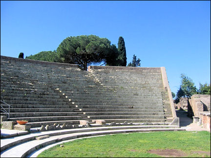 Italy, Rome - Ostia, theatre