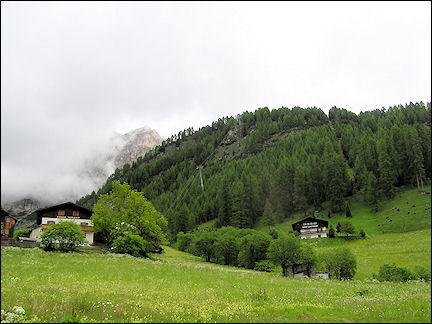 Italy, Dolomites - Sassongher, ski pistes