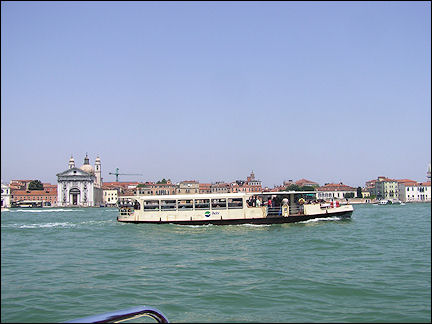 Italy, Venice - Vaporetti from Guidecca