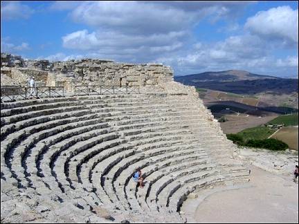 Italy, Sicily - Segesta, Greek theater