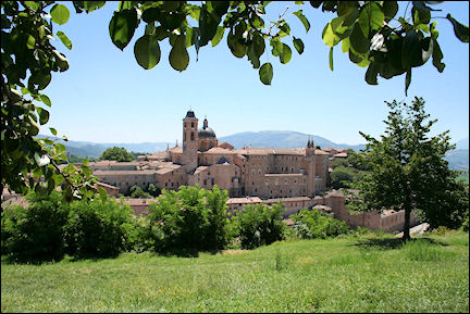Italy, Marche - Urbino from the fortress