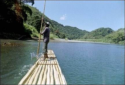 Jamaica - Bamboo rafting on the Rio Grande