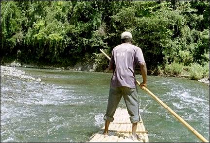 Jamaica - Bamboo rafting on the Rio Grande
