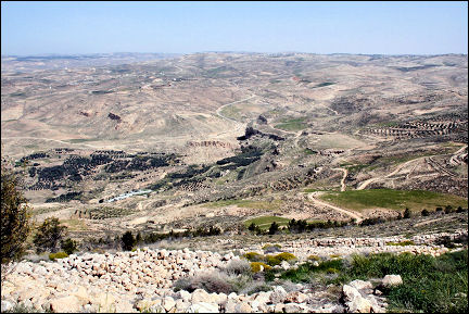 Jordan - View from Mount Nebot