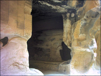 Jordan - Little Petra, cave dwelling